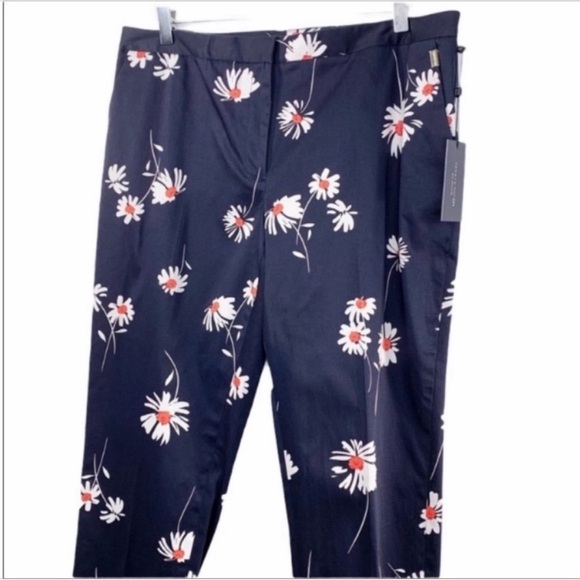 TOMMY HILFIGER Radcliffe slim-leg daisy pants NEW - Picture 3 of 10